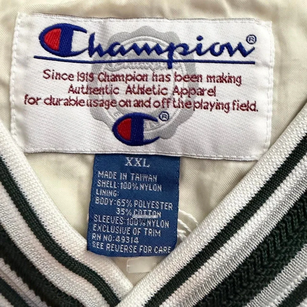 Vintage 2000's Champion NSU Pullover Windbreaker Size 2XL Retro Fall Winter